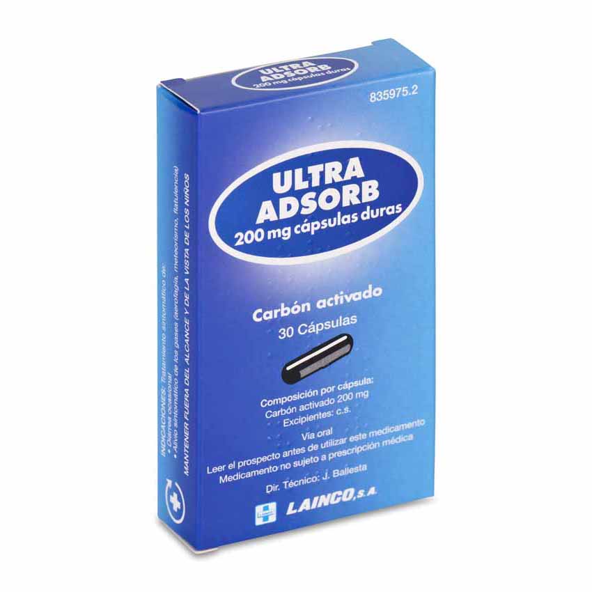 Ultra Adsorb 200 mg 30 Capsules