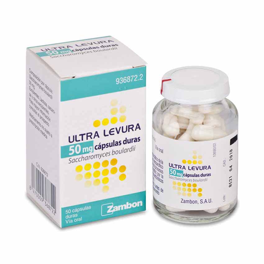 Ultra Yeast 50 mg 50 Capsules