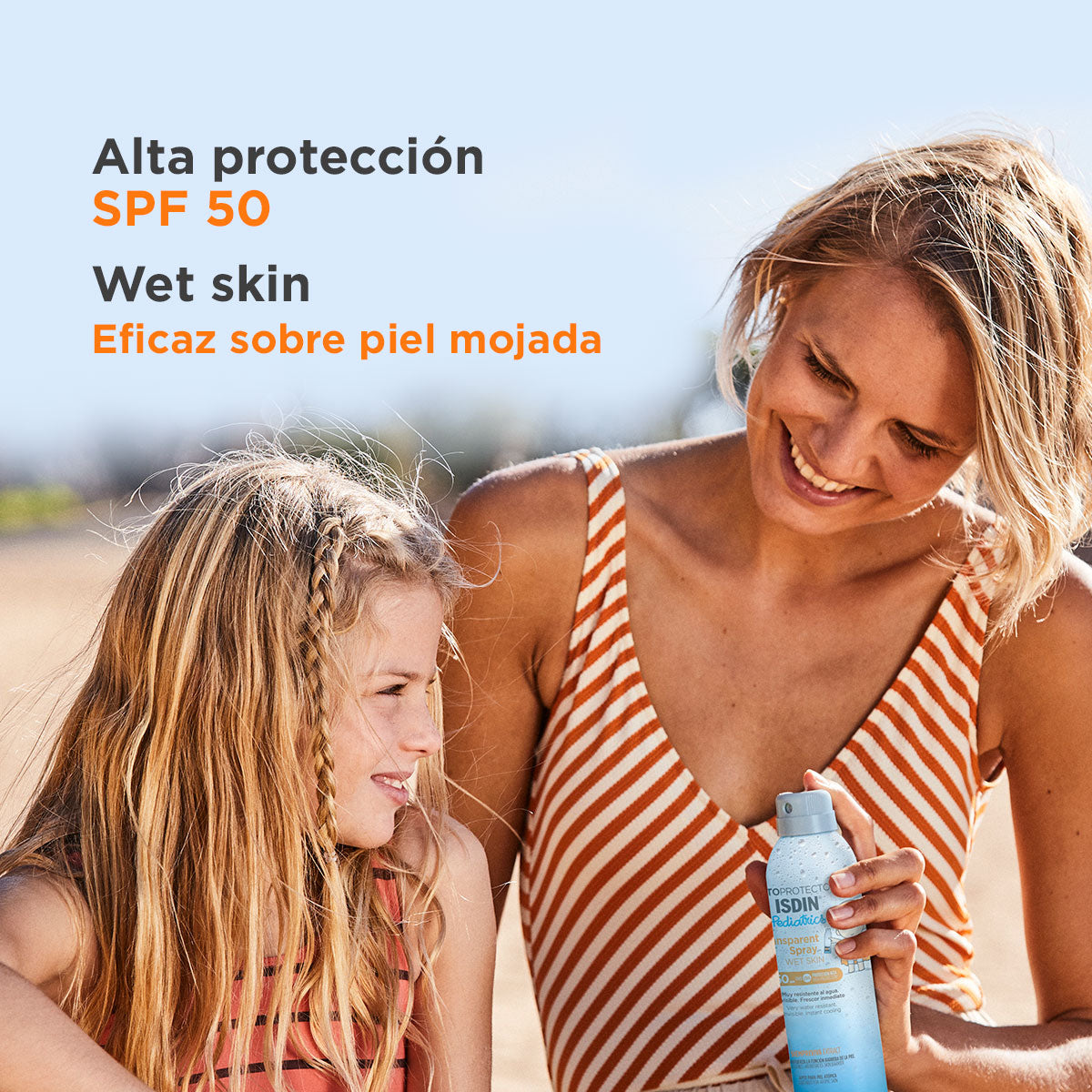 ISDIN Fotoprotector Pediatrics Transparent Spray Wet Skin 50+ 250ml