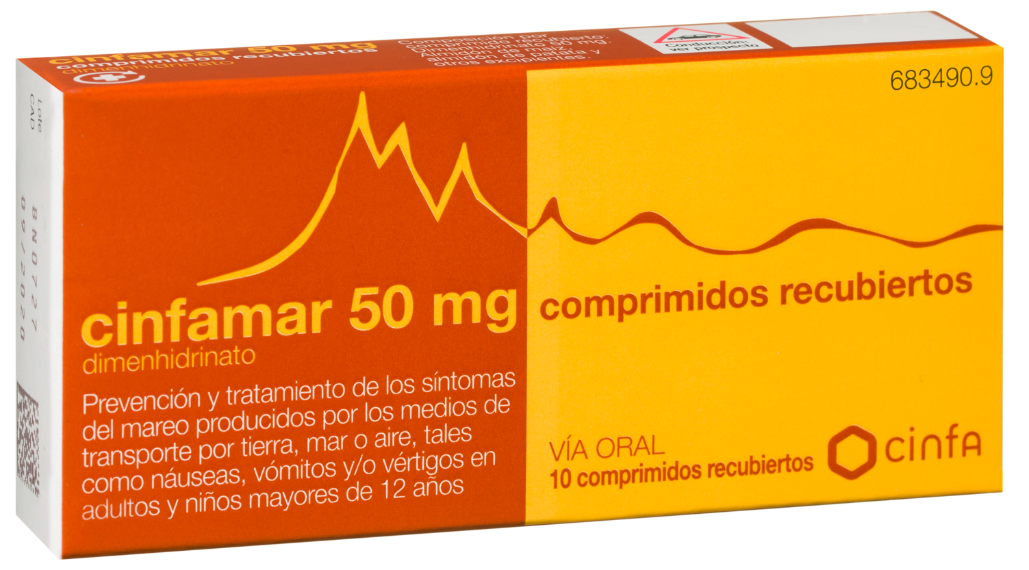 CinfaMar Adultos 50 mg Comprimidos Recubiertos