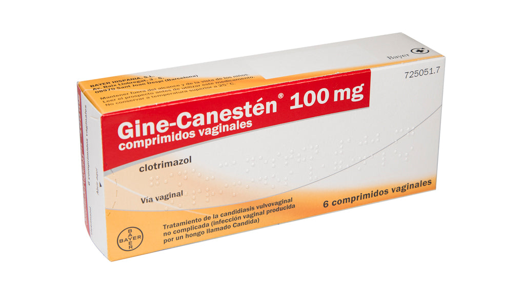 Gine Canesten 100 mg 6 Comprimidos Vaginales