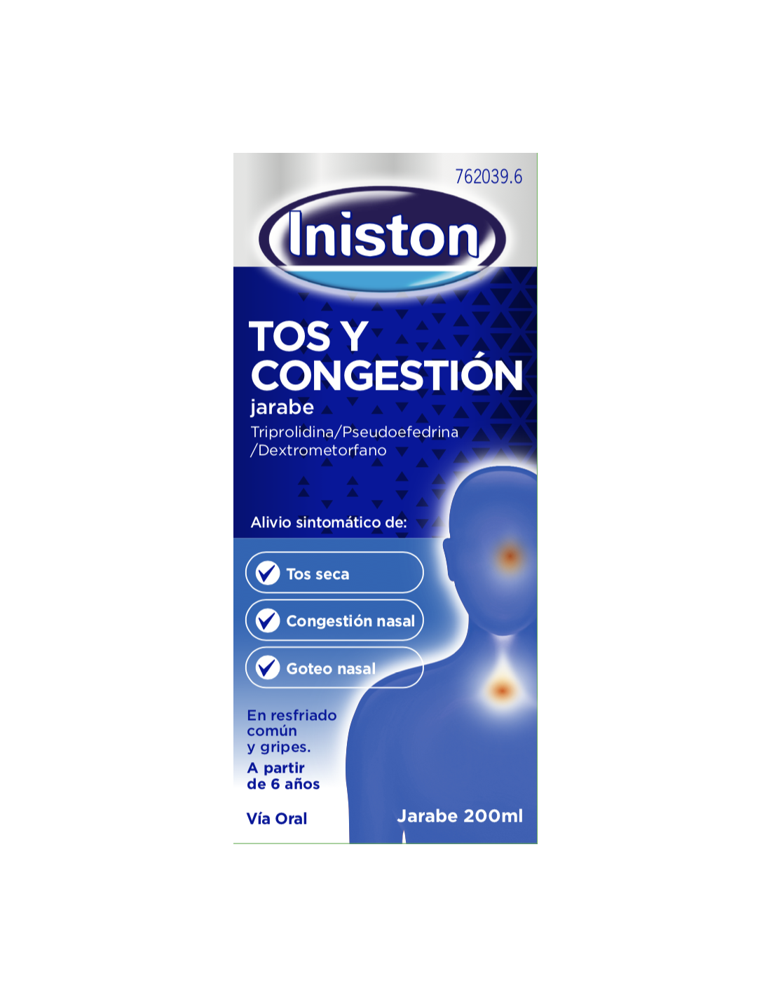 Iniston Antitussive and Decongestant Syrup 200 ml